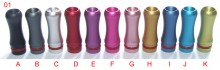 Round/Curvy Anodized Aluminum Drip Tips for 510/808/901