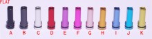 Flat Anodized Aluminum Drip Tip for 510/808/901
